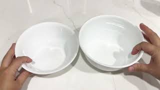 Corelle Vitrelle 28oz Soup Cereal Bowls  REVIEW [upl. by Kessel183]