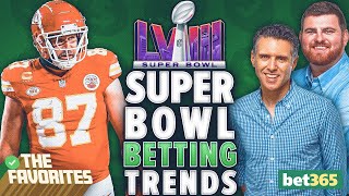 5 SUPER BOWL Betting Trends to Know for Kansas City Chiefs vs San Francisco 49ers  The Favorites [upl. by Ahsela]