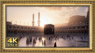 The Art Corner full HD Framed 🔇Art Screensaver Smart TV Realistic Photo of Makkah الكعبة المشرفة [upl. by Ahens]