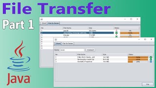 File Transfer  Java Socket Programming  Part 1 [upl. by Ocko]