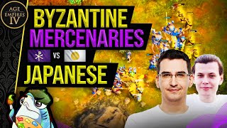 Beasty vs Anotand  Byzantine Mercenaries vs Japanese  AoE4 Highlight Games 45 [upl. by Pelage863]