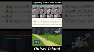 Outset Island  Saxophone Quartet shorts [upl. by Lim260]