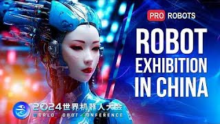 WRC 2024  Chinas largest robot exhibition  Robots and technologies at the exhibition in China [upl. by Noffets]