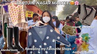 Sarojini Nagar market winter shopping guide 2024 🛍️  Try on haul🧣 [upl. by Gombosi129]