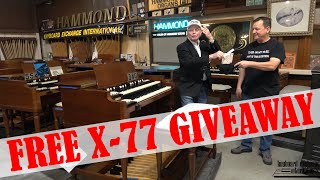 Hammond X77 Free Giveaway Congratulations Pastor Cardona at Holy Tabernacle Church in Jacksonville [upl. by Camroc]