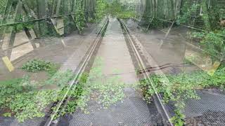 Hochwasser der Fils in Göppingen am 01062024 [upl. by Leimad122]