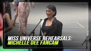 Miss Universe 2023 rehearsals All Michelle Dee moments Nov 13  ABSCBN News [upl. by Dralliw]