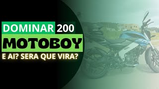 BAJAJ DOMINAR 200 trampo de motoboy [upl. by Rockey]