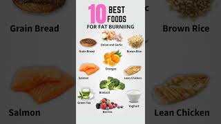 10 Best Foods For Fat Burniing [upl. by Tarrance]