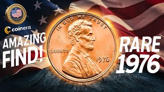 📢 Unbelievable Find 🇺🇸 Rare 1976 US One Cent Coin Worth Thousands 💰 CoinEra Exclusive✨ [upl. by Nahshun728]