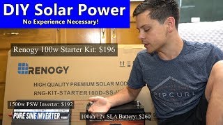 Build Your First Solar Power System Beginner Tutorial Easily Explained Budget Friendly [upl. by Libby]