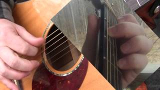 Landslide Without Capo Acoustic Guitar Three Chords Lesson Loop [upl. by Endaira452]