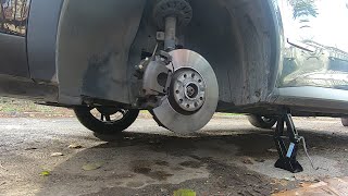 DS7 Crossback Front Brake Pads Replacement [upl. by Seys172]