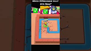 Which Hypercharge kills Nita Bear3 brawlstars stardrop megabox brawler shorts gaming memes [upl. by Ainitsirhc]