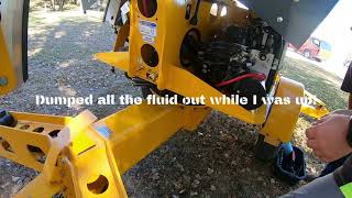 First Use Fail Haulotte 5533A Towable Lift Problems Hydraulic Leaks No Dealer Support DIY [upl. by Naujek]