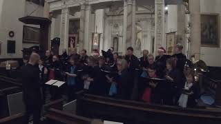 God rest ye merry gentlemen arr David Hill  Harlequin Singers Bristol UK [upl. by Hoffer144]