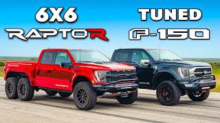 F150 R 6x6 v 775hp F150 DRAG RACE [upl. by Mosby981]