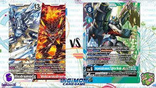 DIGIMON TCG Local match Dragon LINKZ RedBlack vs Imperialdramon BlueGreen  TEA AND COFFEE [upl. by Dean]