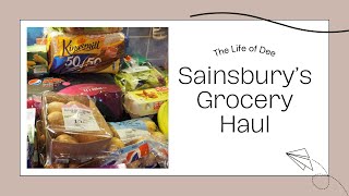 Sainsbury’s Grocery Haul  UK Food Shopping Haul [upl. by Mundford82]