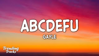 GAYLE  abcdefu angrier Lyrics [upl. by Frankhouse]