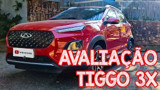 Avaliação Caoa Chery Tiggo 3x 2022 TURBO Quer desbancar o NIVUS com novo 10 turbo SUV [upl. by Spatola]