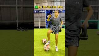 Get to the Ball Before the Pitching Machine with Increasing Weights 🏋️🏃⚽️ challenge [upl. by Nooj]