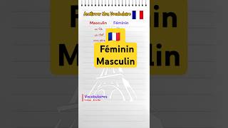 Feminine And Masculine  Learn French [upl. by Llemej]