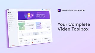 Wondershare UniConverter  Your Complete Video Toolbox [upl. by Anoiuq934]