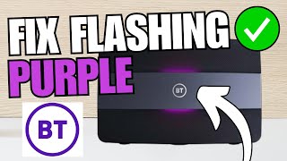 How To Fix BT Smart Hub Flashing Purple amp No Internet [upl. by Oralia]