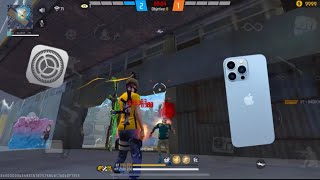 Best Settings⚙️Iphone 13 pro max 📱Free fire🔥Highlights🇧🇷 [upl. by Nahtal55]