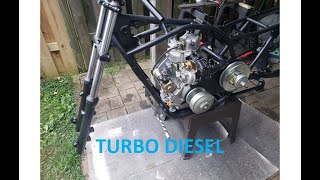 Diesel Motorcycle Build Part 1 [upl. by Gavrah876]