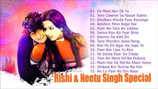 Best Of Rishi Kapoor and Neetu Singh Evergreen Hindi Songs  Bollywood  Jukebox [upl. by Drofdarb]