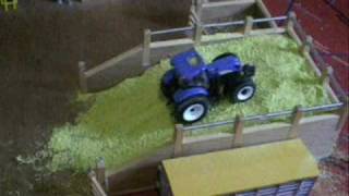 Model Farm Silage New Hollands at work [upl. by Nirrad]