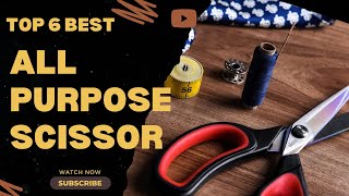 6 Best All Purpose Scissors Review in 2023 [upl. by Tymes]