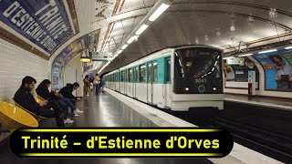 Metro Station Trinité – dEstienne dOrves  Paris 🇫🇷  Walkthrough 🚶 [upl. by Davy]