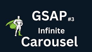 Mastering Animations with GSAP Part 3 Infinite Carousel gsap gsapanimation javascript carousel [upl. by Colwen436]