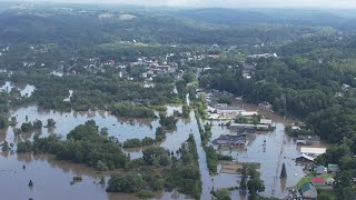 Short video showing Lyndonville Flooding Full video coming out tomorrow [upl. by Marwin655]