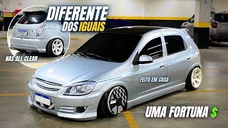 DIFERENTE DOS IGUAIS CELTA 10 STANCE REBAIXADO COM RODAS 15 TALUDA  FEITO EM CASA [upl. by Ardnaed]