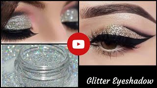 Best Glitter Ever 😍 FOREVER 52 Glitter Eyeshadow Review  Demo  glitter [upl. by Romola239]