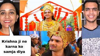 Mahabharat  ep 100 part 1  Krishna advises karna  Pakistani Reaction [upl. by Kaine846]