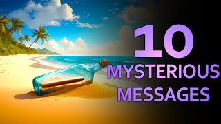 Top 10 Mysterious Messages Found in Bottles [upl. by Yesac]