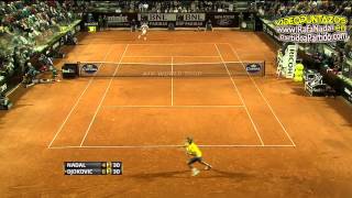 HD Rafael Nadal vs Novak Djokovic FINAL ROMA 2011 [upl. by Oalsinatse397]