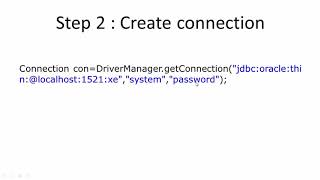 JDBC Connectivity Steps [upl. by Kos]