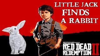 Red Dead Redemption 2  Little Jack finds a rabbit at camp [upl. by Lot]