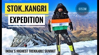 Stok Kangri Expedition Indias highest trekkable summit Best full video [upl. by Avrit]