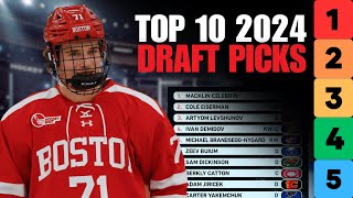 My NHL 2024 Draft MOCK DRAFT [upl. by Hailahk]