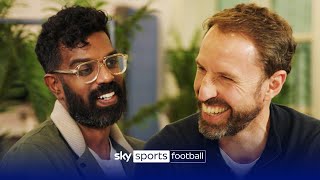 Romesh Ranganathans HILARIOUS interview with Gareth Southgate 🦁😂 [upl. by Corder622]