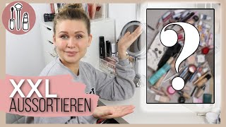 MAKEUP SAMMLUNG AUSSORTIEREN XXL  Ich miste aus declutter [upl. by Yrennalf]