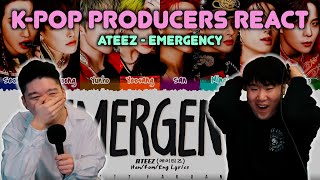 Musicians react amp review ♡ ATEEZ  Emergency [upl. by Eob]