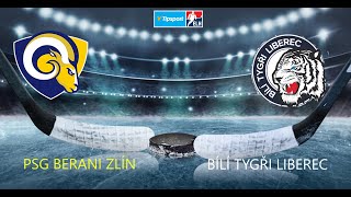 PSG BERANI ZLÍN vs BÍLÍ TYGŘI LIBEREC [upl. by Poock]